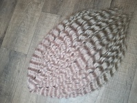 Афролоконы крючковые Ариэль №PINK/LINEN (55см)