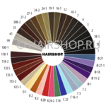 Палитра цветов синтетических волос Hair Up