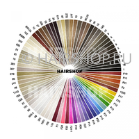 Палитра цветов синтетических волос Hairshop Аида