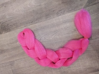 Канекалон светящийся в темноте яркорозовый