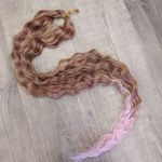 Афролоконы крючковые 80см #22/pink