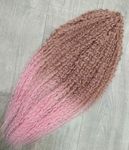 Афролоконы 50см мелк.волна крючок #T30/pink