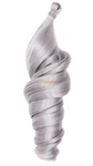 Пони HairUp для точечного афронаращивания Silver Grey (1м/100гр)	